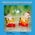 Handmade polyresin monkey figurine for christmas decoration